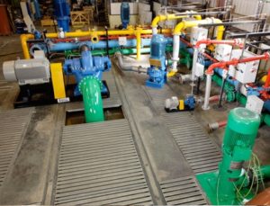 banco de pruebas de los sistemas de bombeo de Bombas Ideal