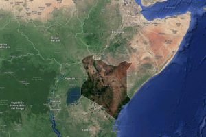 Mapa de kenia donde Bombas Ideal ha puesto sistemas de Bombeo