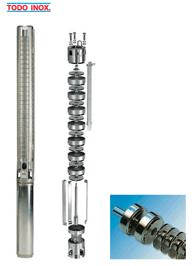 Electrobombas sumergibles 4" 6" 8" 10" Bombas-Ideal Electrobombas sumergibles 4" 6" 8" 10" Bombas-Ideal