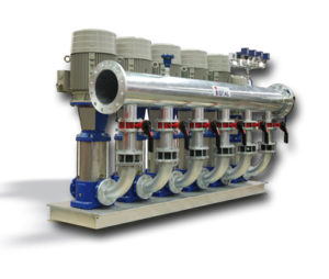 Equipos de presion con electrobombas In linetipo NLX