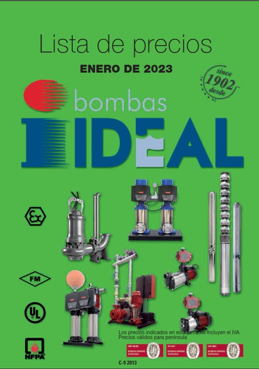 Catálogo de Distribución de Bombas Ideal