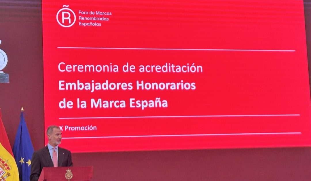 Bombas Ideal en la ceremonia de acreditación de los Embajadores Honorarios de la Marca España