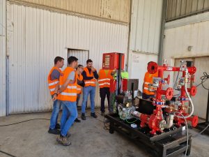 formación técnica del equipo Bombas Ideal