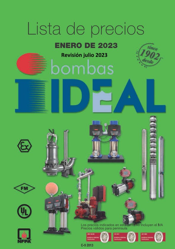 Catálogo de Distribución de Bombas Ideal