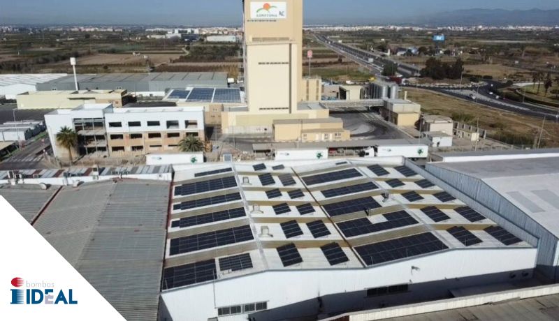 Bombas Ideal impulsa su transición energética con una planta solar de autoconsumo en su fábrica de Massalfassar