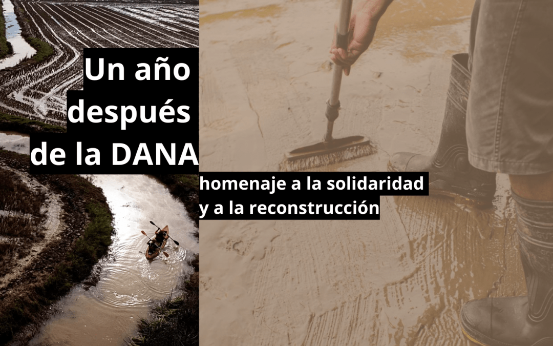 Un año después de la DANA de octubre de 2024: un homenaje a la solidaridad y a la reconstrucción