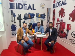 Stand de Bombas Ideal en Batimatec Expo 2026 celebrada en Argel, Argelia.