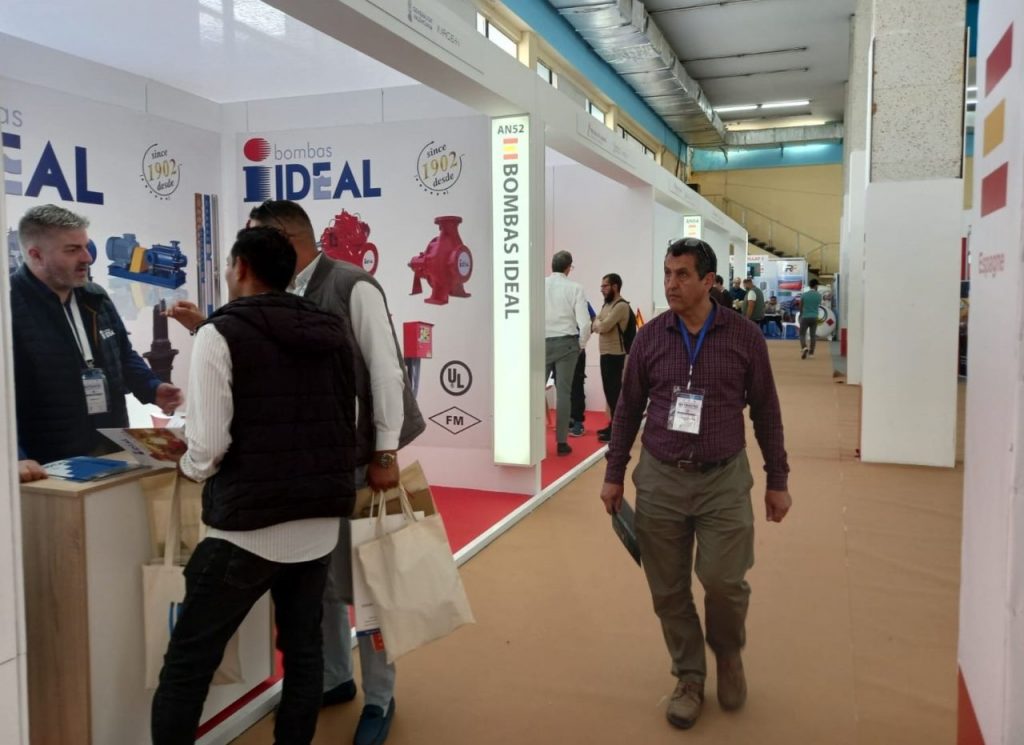 Stand de Bombas Ideal en Batimatec Expo 2026 celebrada en Argel, Argelia.